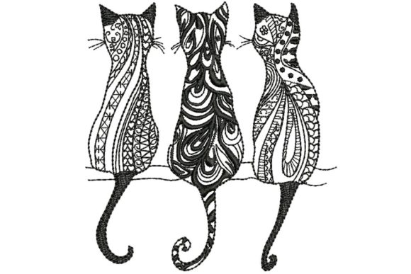 3 Black Cats 3: A Seasonal Embroidery Review