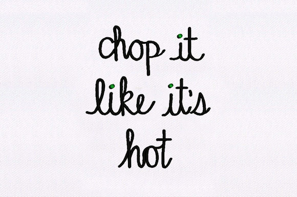 Chop It Like It's Hot: An Embroidery Design Review