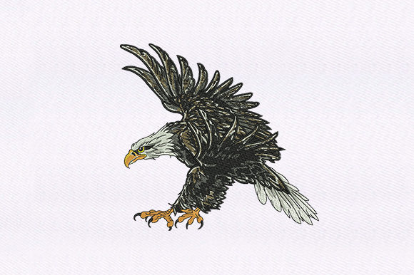 Descending Eagle: A Professional Embroidery Review