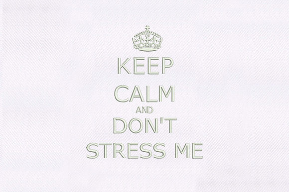 Keep Calm Don't Stress Me: Holiday Embroidery Review