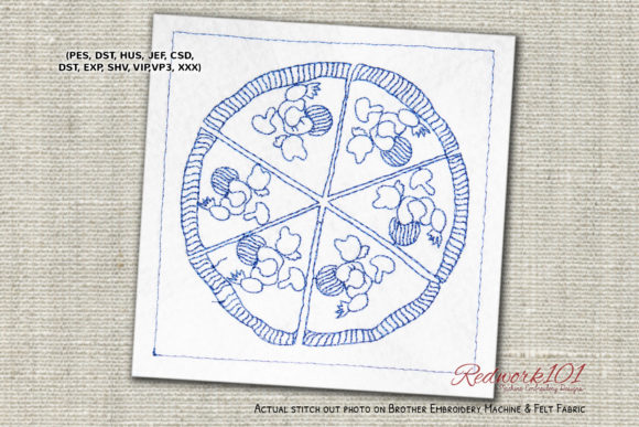 Large Pizza Machine: Festive Holiday Embroidery Review